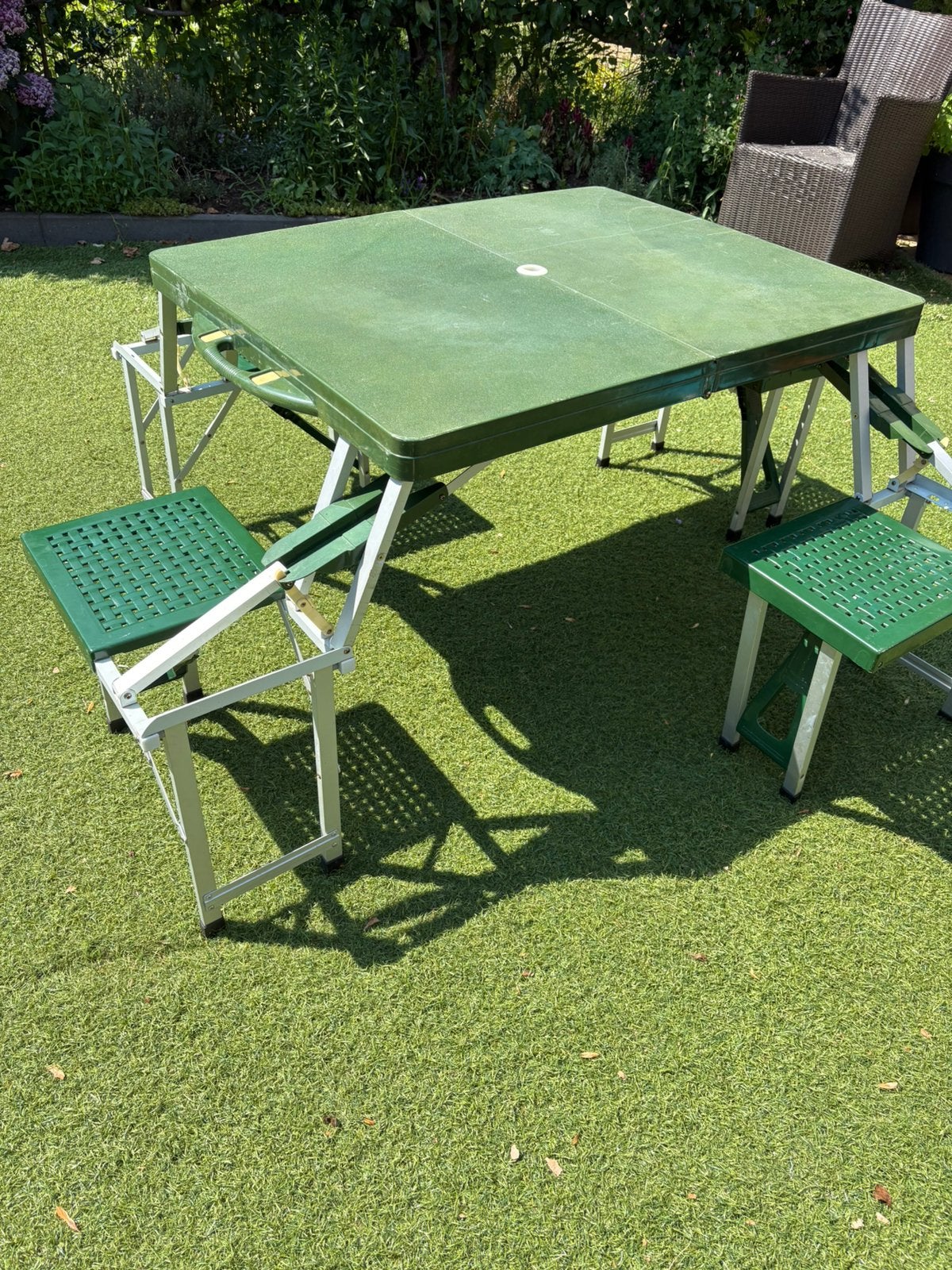 Picknick tafel inklapbaar, Ophalen, Overige materialen, Gebruikt, Vierkant