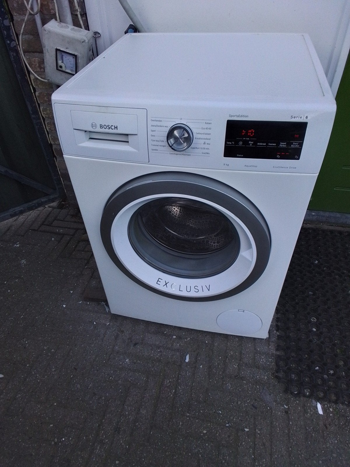 Bosch wasmachine 9 kilo 1400 toeren, Ophalen