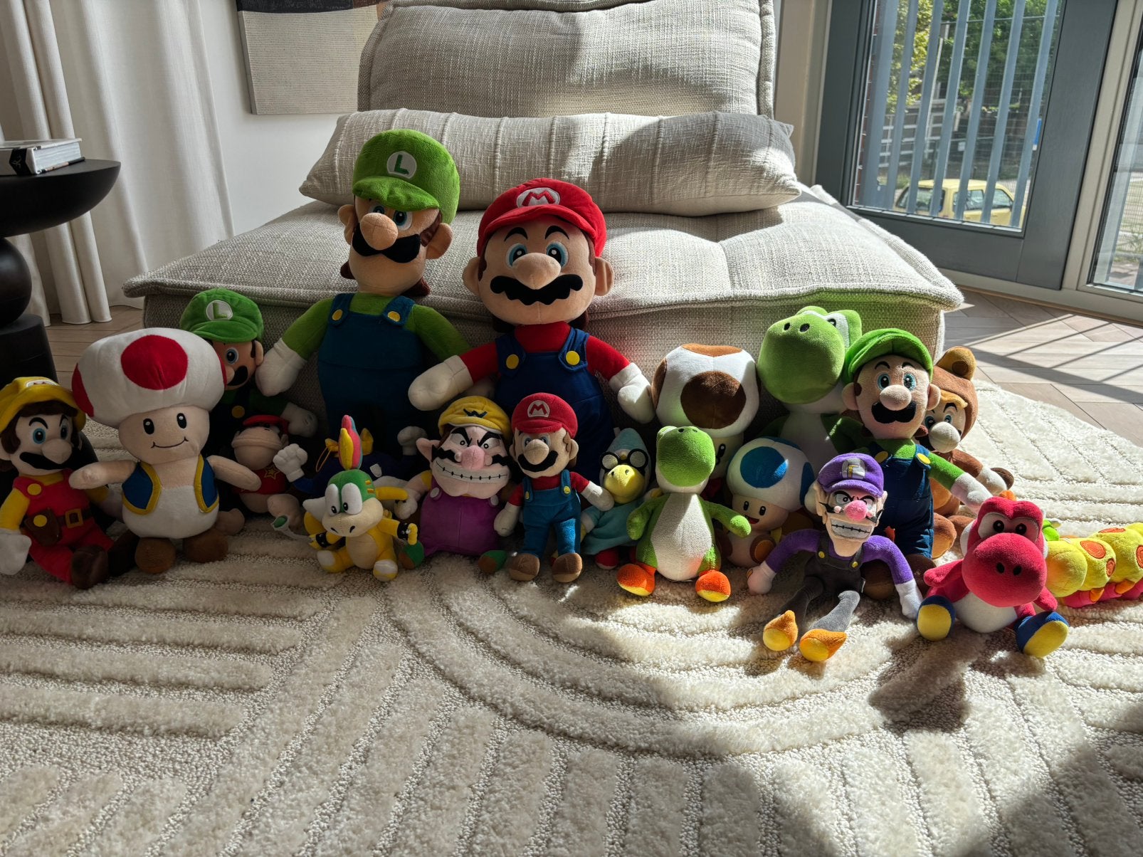 Enorme verzameling Super Mario knuffels, Ophalen of Verzenden, Zo goed als nieuw