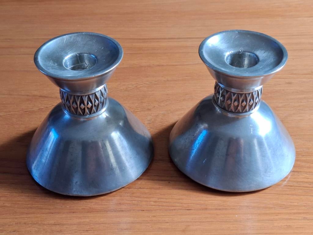 Midcentury Noorse kandelaars van Mastad, Ophalen of Verzenden