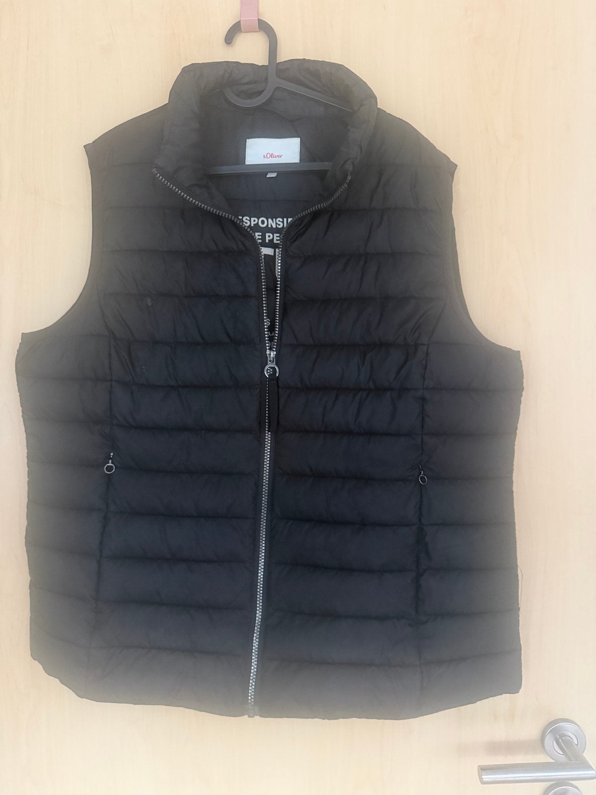 Zwart S.Oliver Bodywarmer Maat 44, Kleding | Dames, Bodywarmers, Ophalen of Verzenden, Nieuw, Maat 42/44 (L), Zwart
