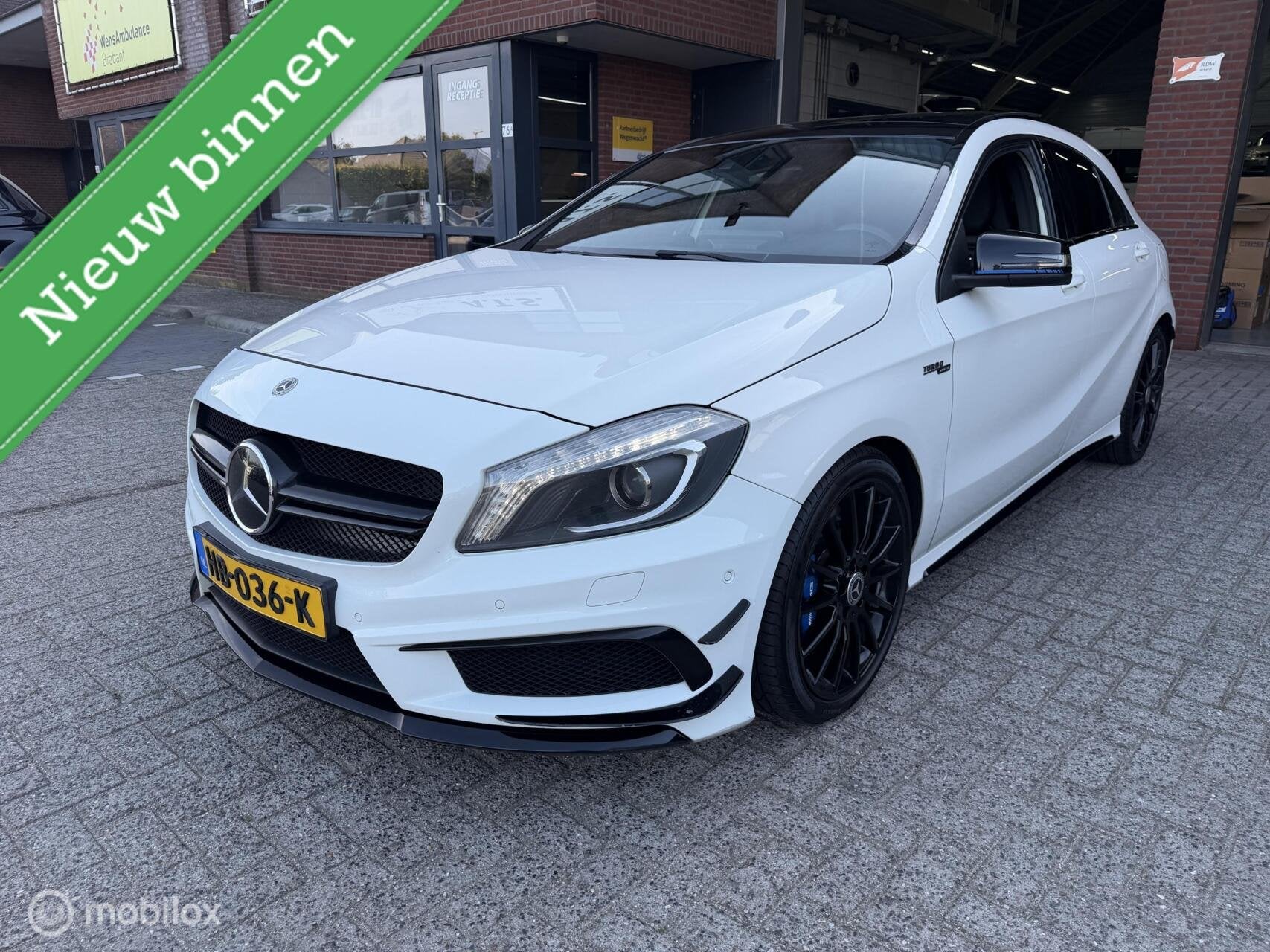 Mercedes A-klasse AMG 45 4MATIC Edition 1 PANO*SCHAALSTOELEN, Auto's, Automaat, Euro 6, 4 cilinders, 360 pk