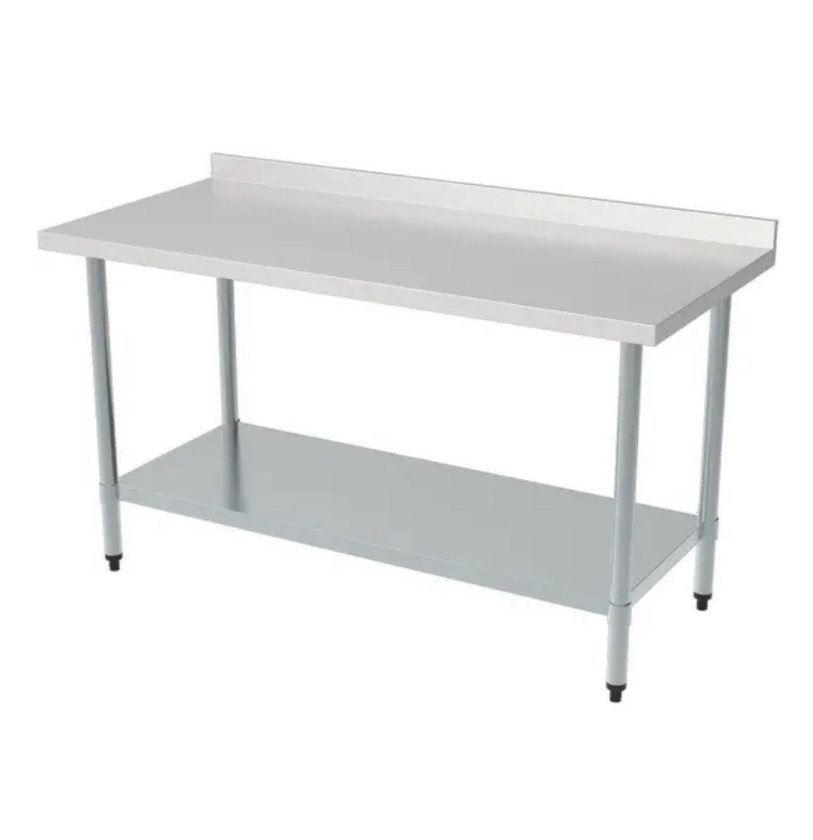 ZGAN RVS Werktafel met Bodemschap - 120x70 cm CombiStell, Ophalen, Zo goed als nieuw, Rechthoekig
