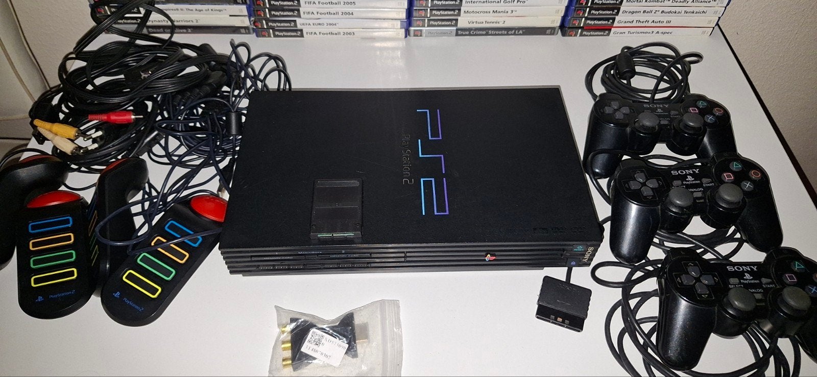 Ps2 Playstation2 116 spellen 3pads Konig stuur Tv Sony 32'