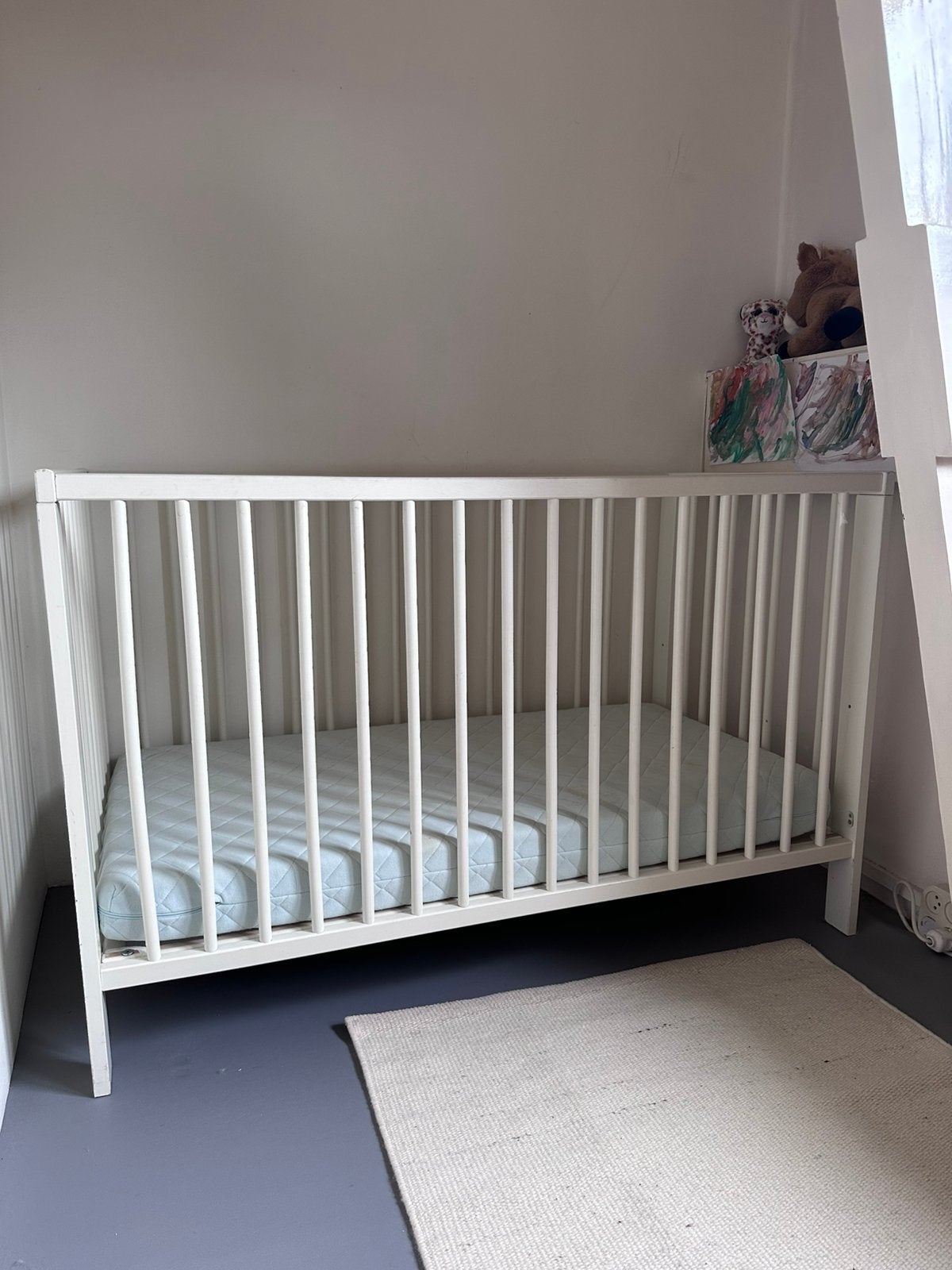 IKEA GULLIVER ledikant // wit // 60x120 cm, Ophalen, Gebruikt, Ledikant
