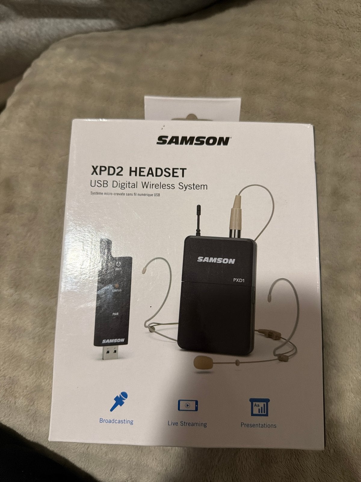Samson XPD2 Headset USB Digitaal Draadloos Systeem, Ophalen, Nieuw, Audio