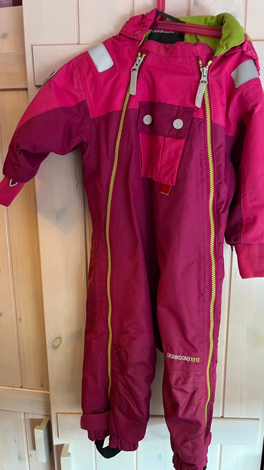 Ski/ winter pak Didriksons 1913 roze maat 80, Ophalen of Verzenden, Zo goed als nieuw, Meisje, Pakje
