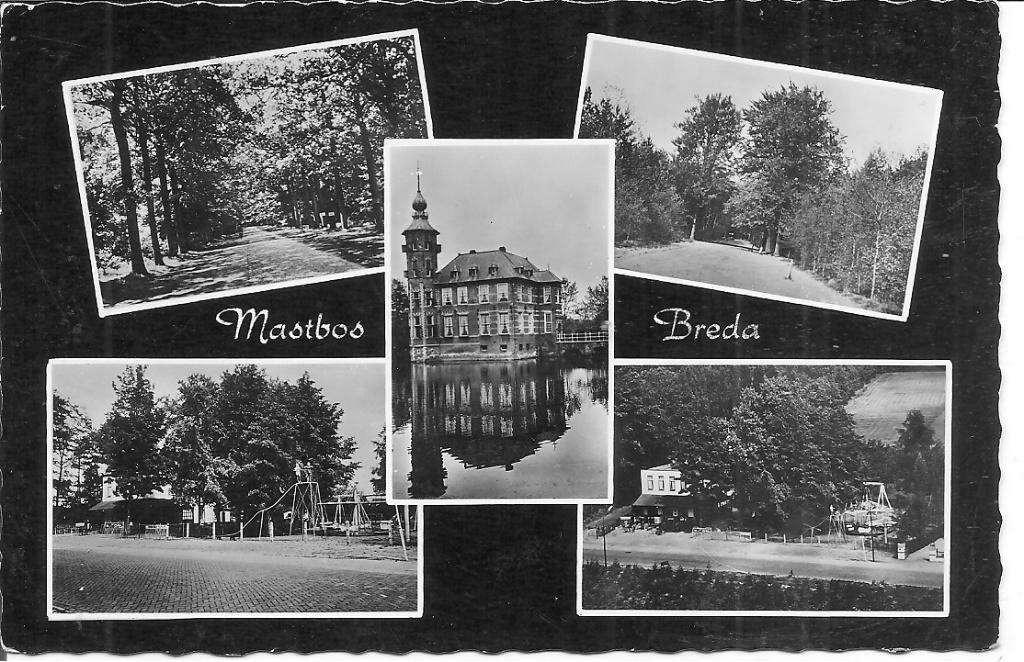 Mastbosch Breda., Ophalen of Verzenden, 1960 tot 1980, Gelopen, Noord-Brabant