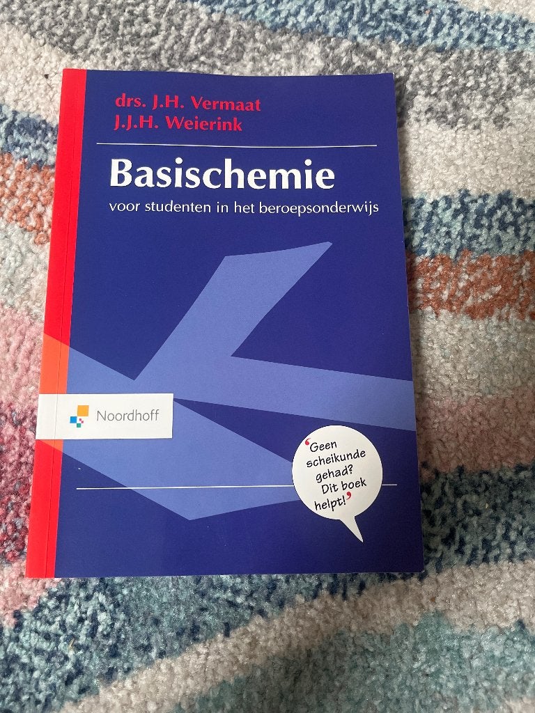 Boek basischemie, Ophalen of Verzenden, Beta, Zo goed als nieuw, HBO
