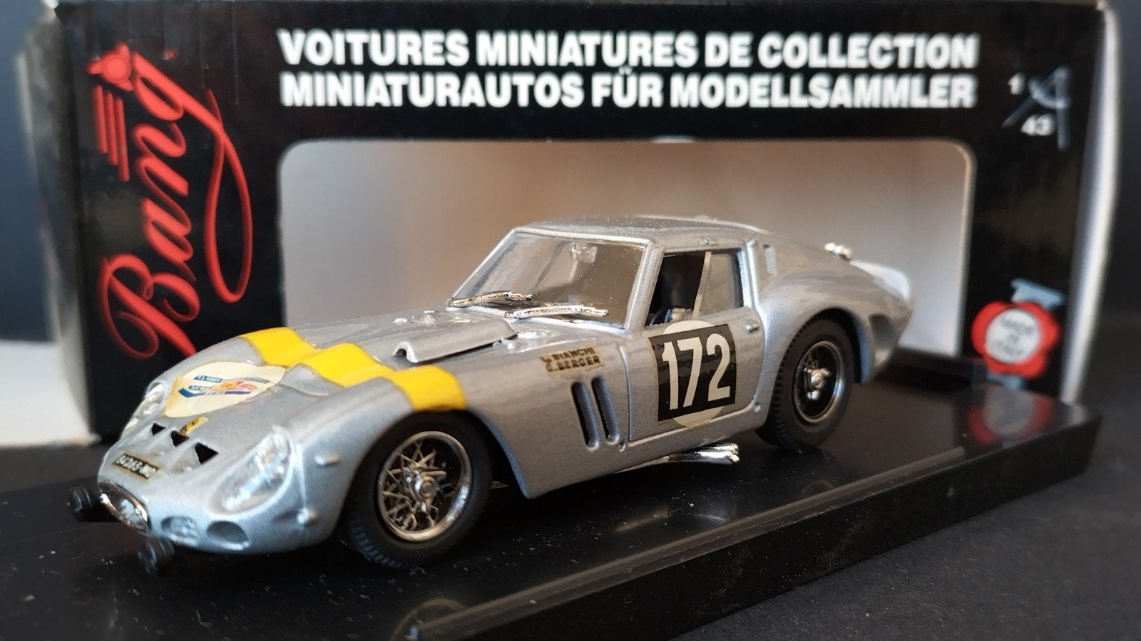 Ferrari 250 GTi Tour de France 1964 1:43 Bang Models Pol, Hobby en Vrije tijd, Auto, Verzenden, ., Zo goed als nieuw