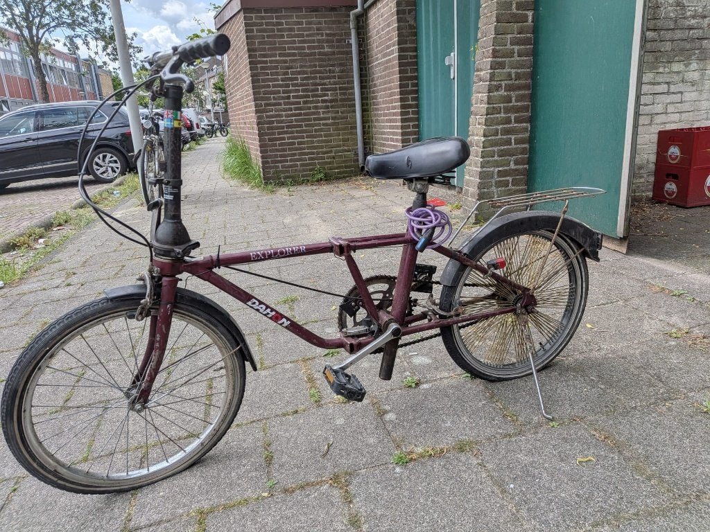 Handige retro stadsfiets, Ophalen, Gebruikt, 16 tot 18 inch