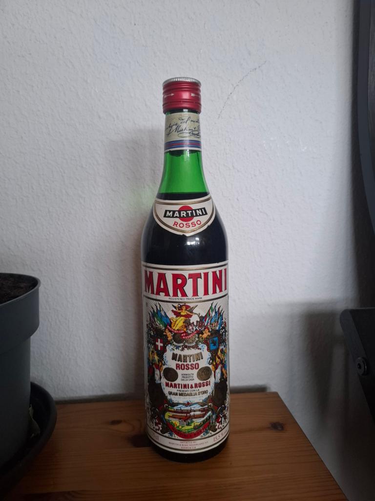 Vintage Martini Rosso fles, Ophalen of Verzenden, Nieuw