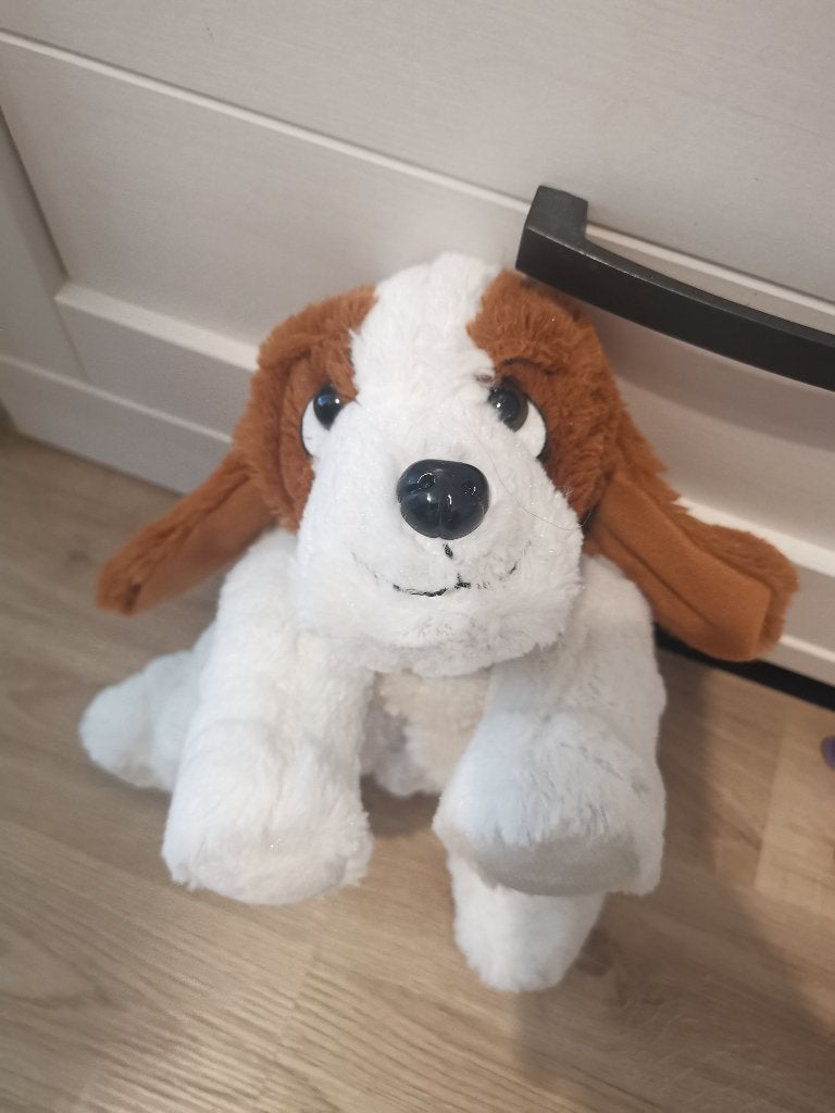 Interactieve knuffelhond met geluid, Overige merken, Overige karakters, Zo goed als nieuw, Middelgroot (20 tot 80 cm)