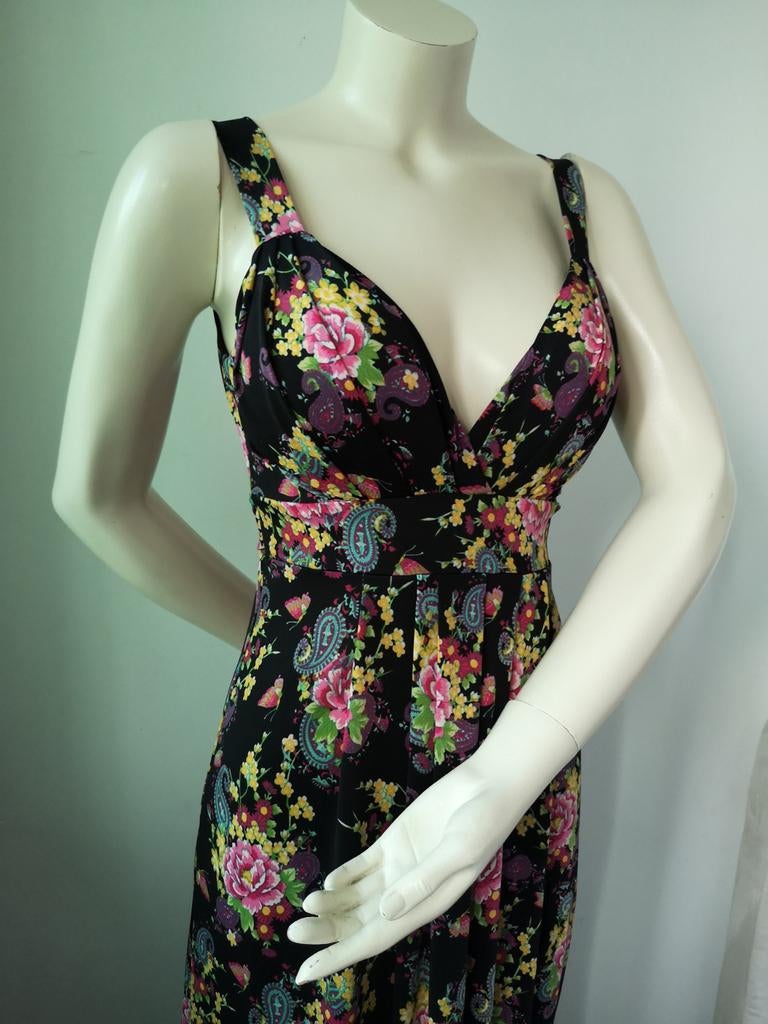 Mela London  maxi-jurk mt 38, Kleding | Dames, Jurken, Nieuw, Paars, Onder de knie, Ophalen of Verzenden