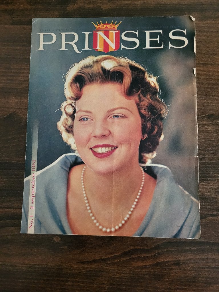 Prinses Tijdschrift - No. 1-2 september 1961, Ophalen of Verzenden, Gebruikt, Nederland, Tijdschrift of Boek