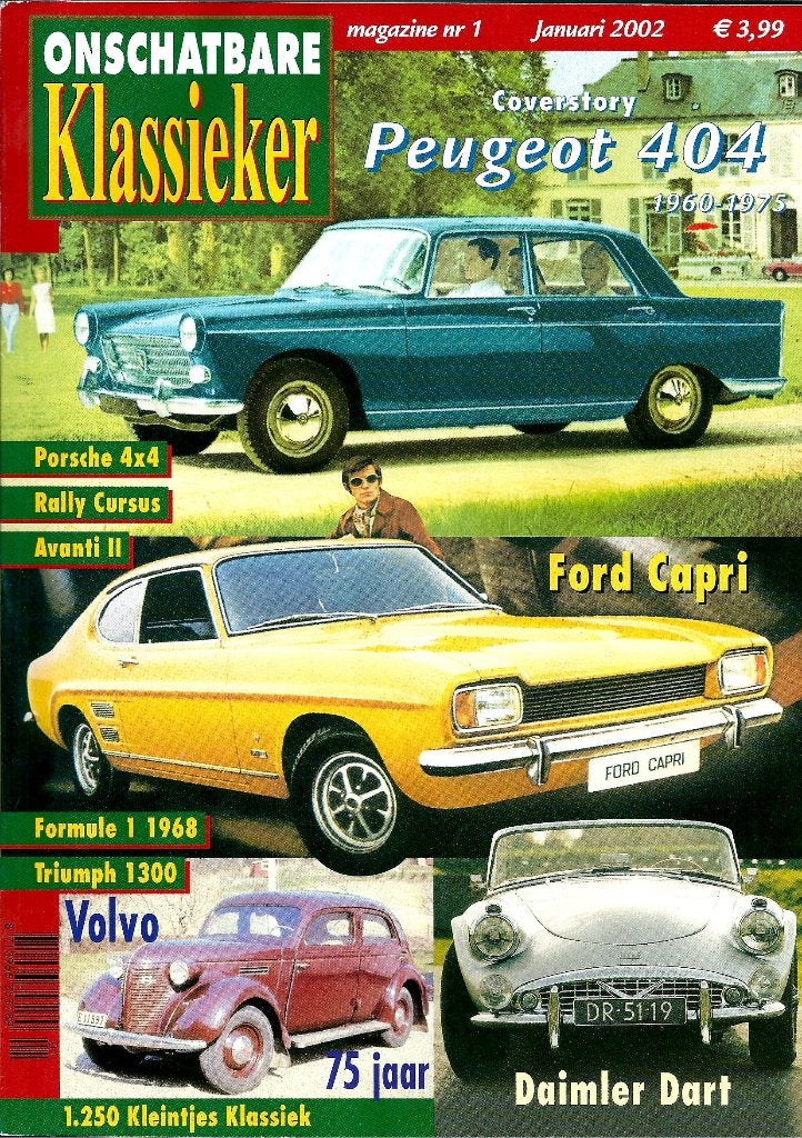 Onschatbare Klassieker reportage Peugeot 404, Ophalen of Verzenden, Gelezen, Peugeot