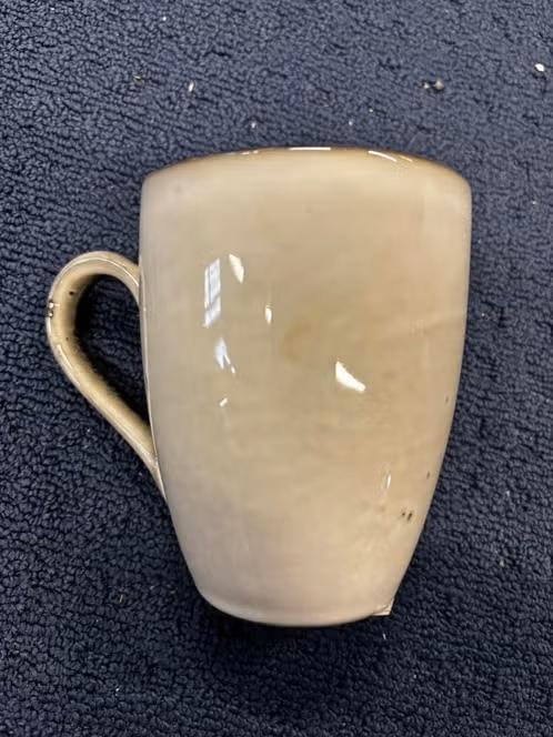 NIEUW! Blokker mokken 6 st grijs gouden randje €13,99, Nieuw, Ophalen of Verzenden, Overige stijlen, Kop(pen) en/of Schotel(s)