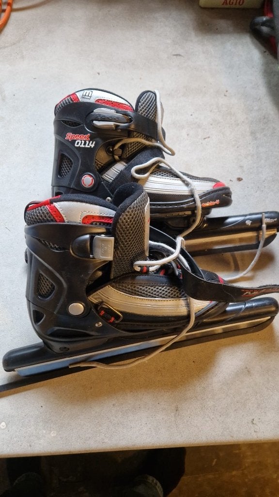 2 paar nijdam schaatsen, Gebruikt, Ophalen of Verzenden, Nijdam, Noren