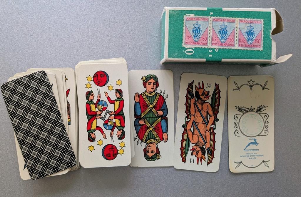 Tarot Bolognese - Vintage, Boeken, Ophalen of Verzenden