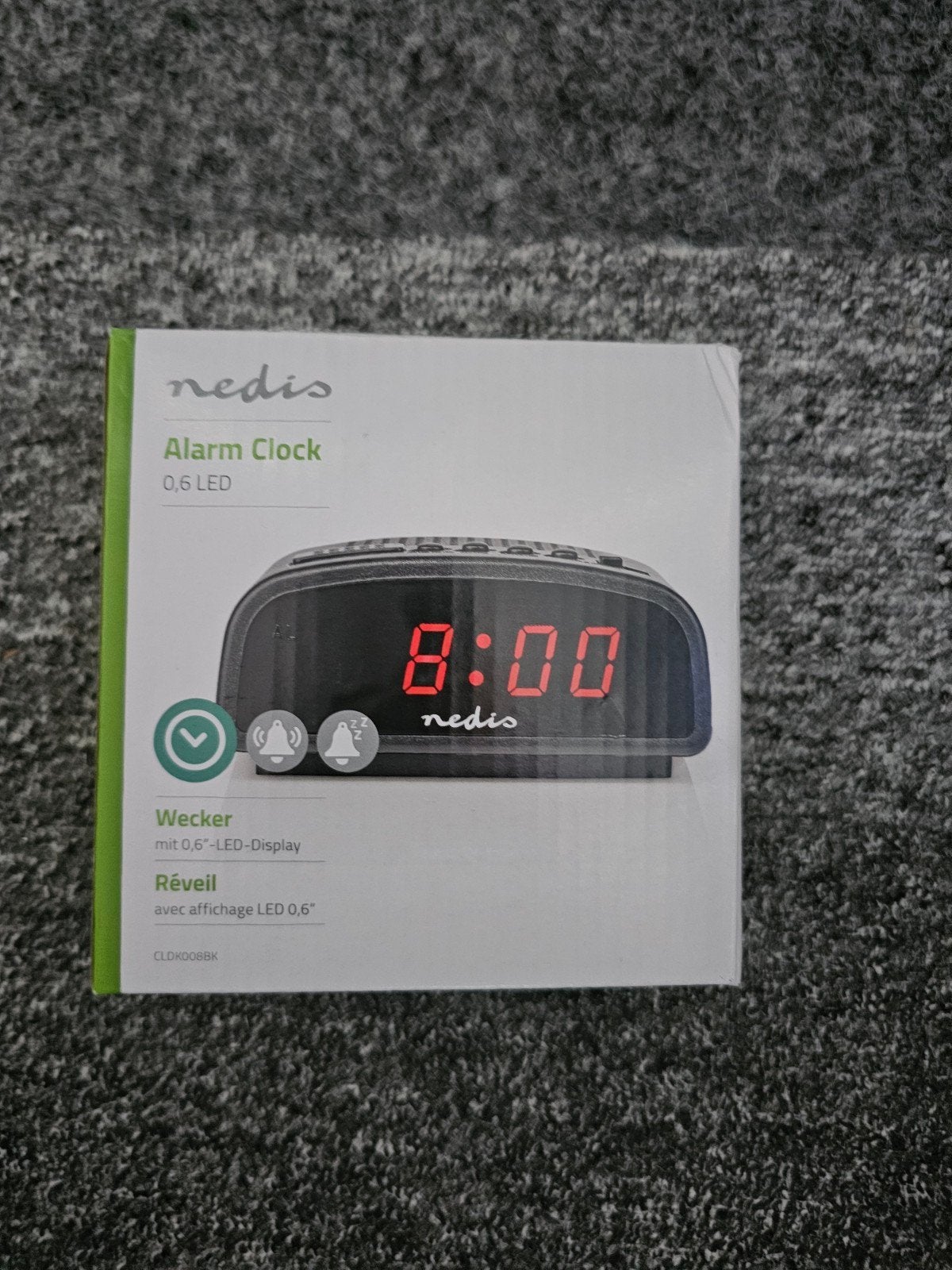 Nedis Digitale Wekker met 0.6" LED Display - Nieuw in Doos, Ophalen, Nieuw