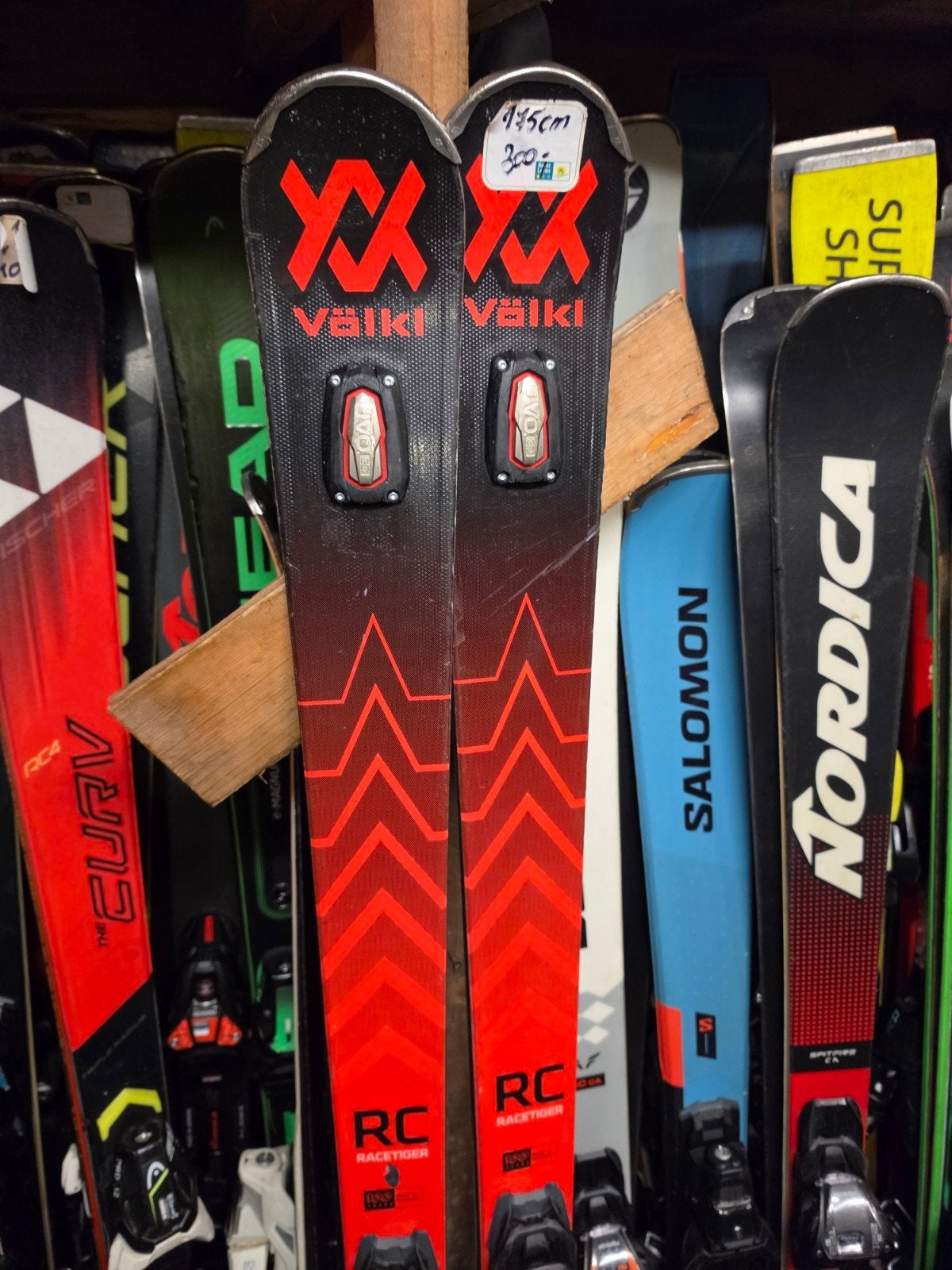 175cm VOLKL RACETIGER RC UVO 880€ GEVORDERD TOP SKI, Overige merken, 160 tot 180 cm, Ophalen of Verzenden, Zo goed als nieuw