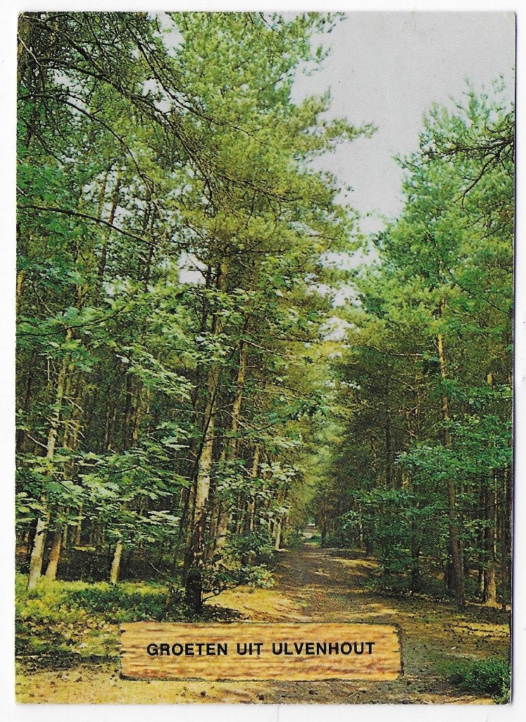 Ulvenhout Gelopen Ansichtkaart ( B6254), Ophalen of Verzenden, 1980 tot heden, Gelopen