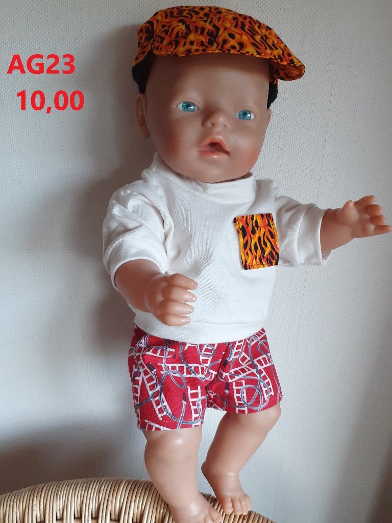 Poppenkleertjes baby born. Set. Opbrengst KiKa., Ophalen of Verzenden, Nieuw, Babypop