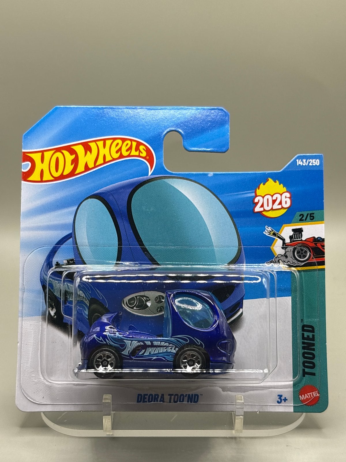 Hot Wheels 2026 Deora Too'nd Tooned 143/250 Blauw, Auto, Nieuw, Ophalen of Verzenden, Mattel