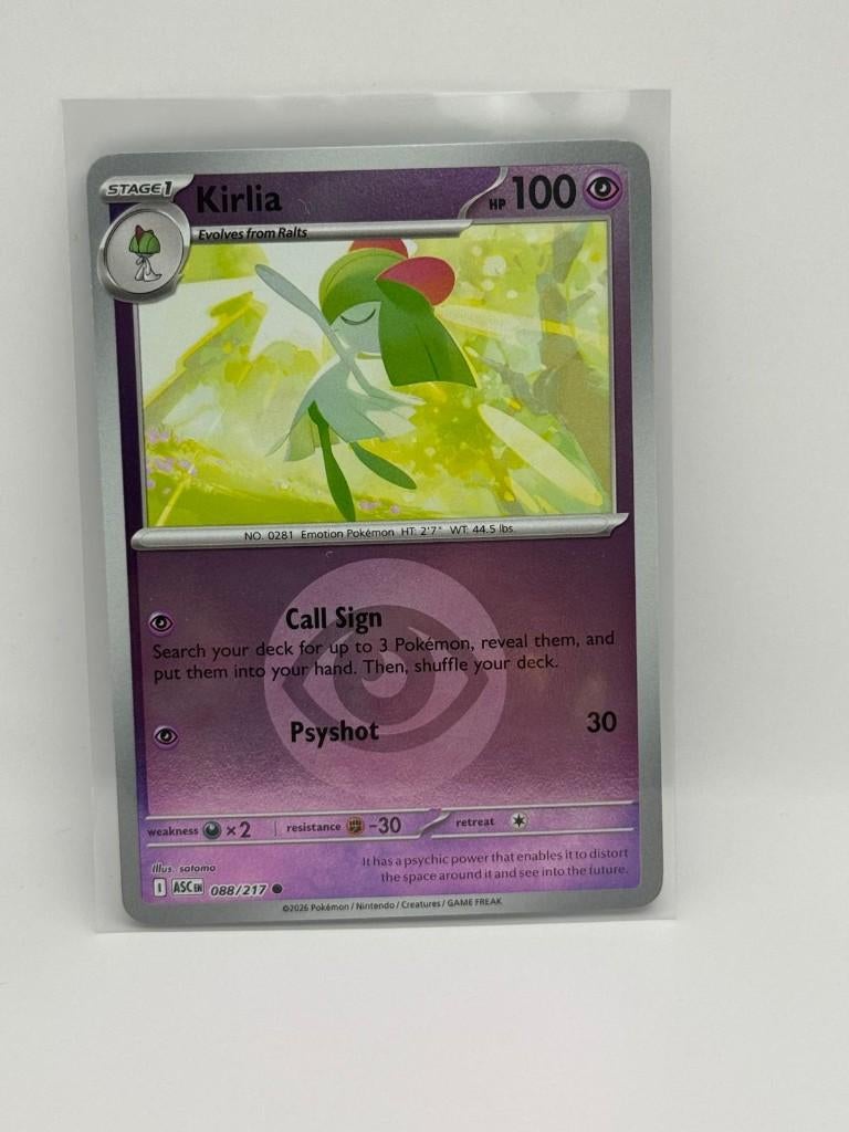 Kirlia [Energy] #88 Pokemon Ascended Heroes, Verzenden, Nieuw, Losse kaart, Foil