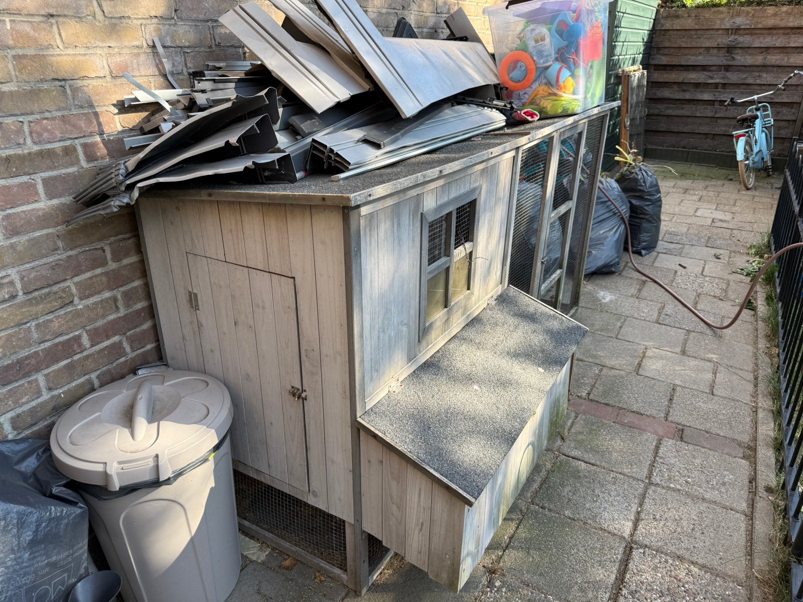 Kippenhok, Dieren en Toebehoren, Pluimvee | Toebehoren, Ophalen, Gebruikt, Kippenhok of Kippenren
