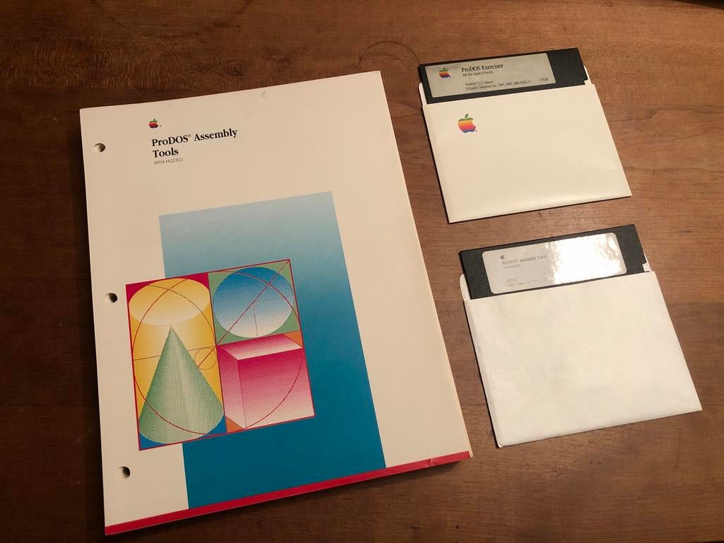 Apple ProDOS Assembly Tools handleiding en software, Computers en Software, Vintage Computers, Ophalen of Verzenden