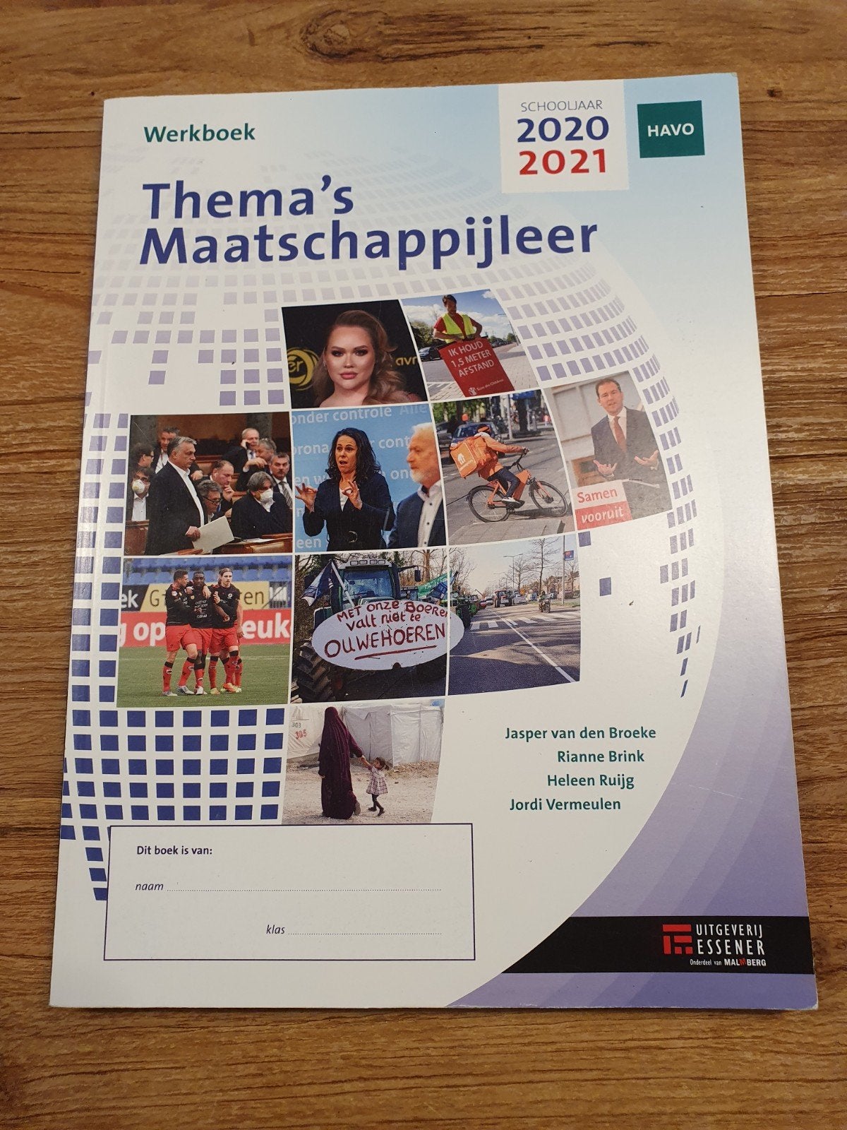 Werkboek Thema's Maatschappijleer HAVO 2020-2021, Ophalen of Verzenden, Zo goed als nieuw, HAVO, Maatschappijleer