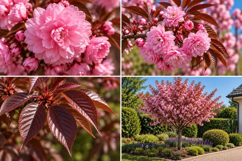 Roodbladige Japanse sierkers Prunus  €85 of € 125, Lente, 100 tot 250 cm, Volle zon, In pot
