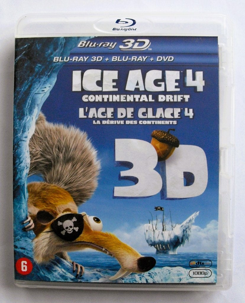 Ice Age 3 - Continental Drift (originele bluray & dvd) 3D, Nederlands, Film, Ophalen of Verzenden, Vanaf 6 jaar