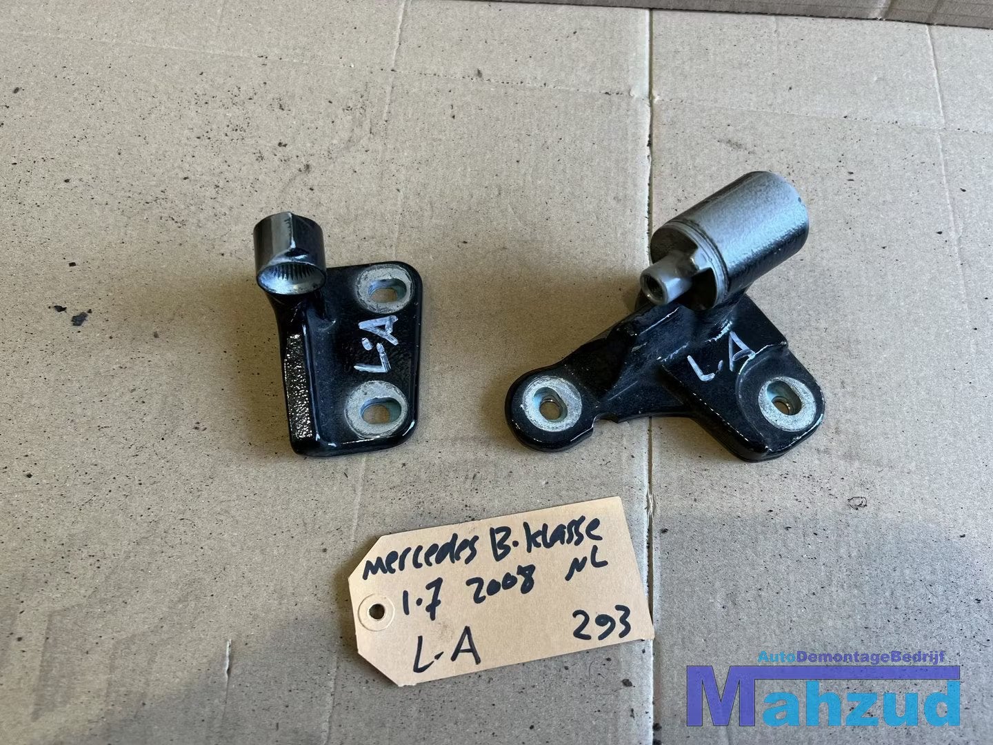 MERCEDES B-klasse W245 Links achter deur scharnier 2005-2011, Gebruikt, Mercedes-Benz AG, Mercedes-Benz, Ophalen of Verzenden