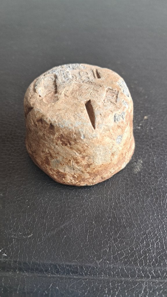 Antiek loden blokgewicht, Ophalen of Verzenden