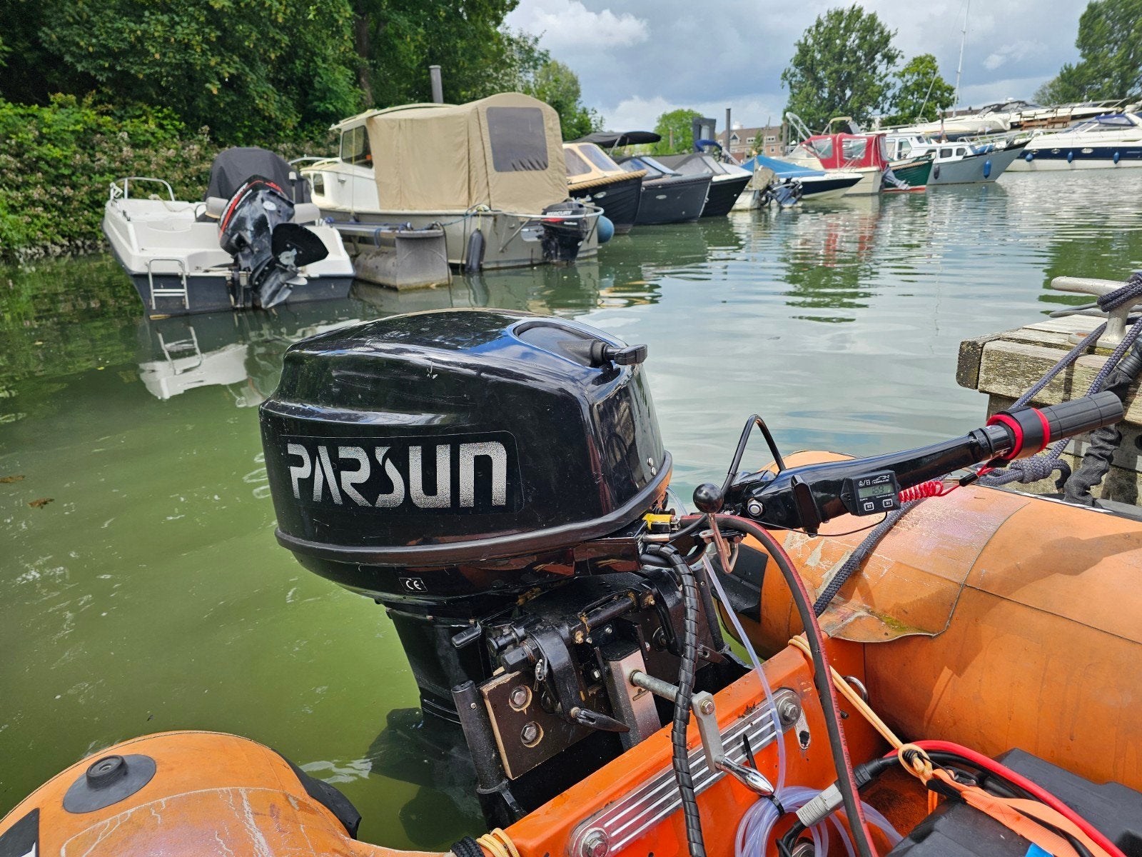 Parsun 40pk kortstaart elektrische start knuppel (ENDURO), Ophalen of Verzenden, Zo goed als nieuw, Motor en Techniek, Motorboot