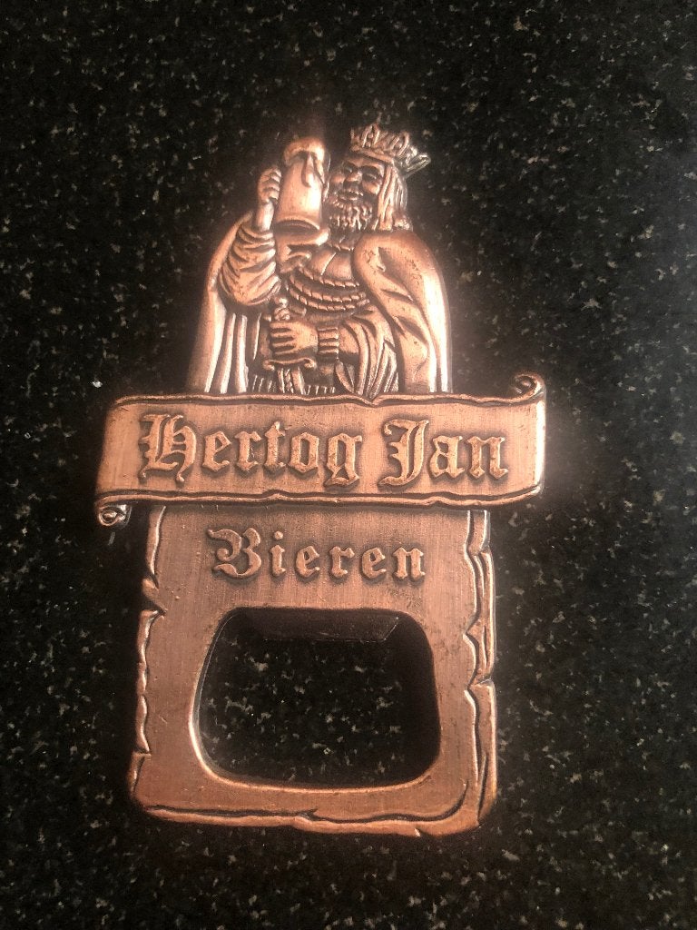 Hertog Jan bier opener flesopener, Verzamelen, Biermerken, Ophalen of Verzenden, Flesopener, Hertog Jan