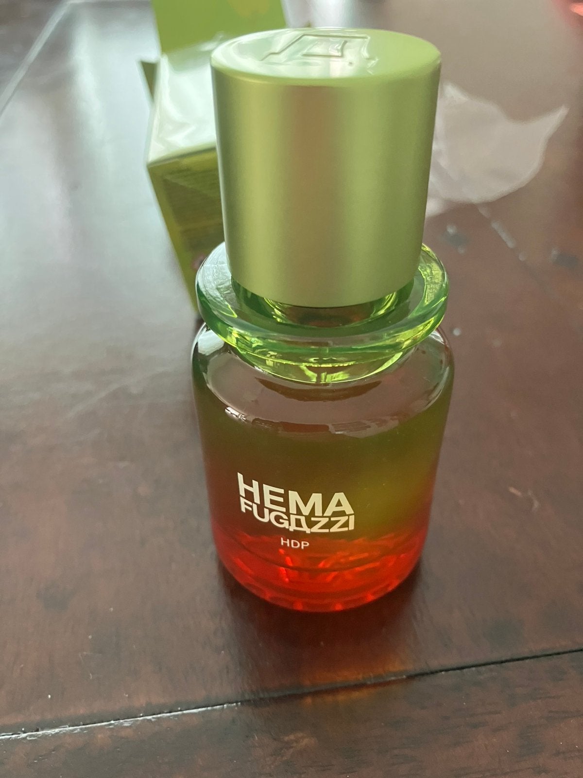 Fugazzi Hema parfum, Ophalen of Verzenden, Zo goed als nieuw, Parfumfles