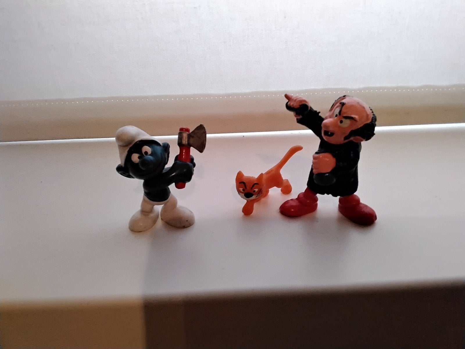 Smurfen figuren: Grote Smurf, Gargamel en Azraël, Ophalen of Verzenden, Gebruikt, Jongen of Meisje