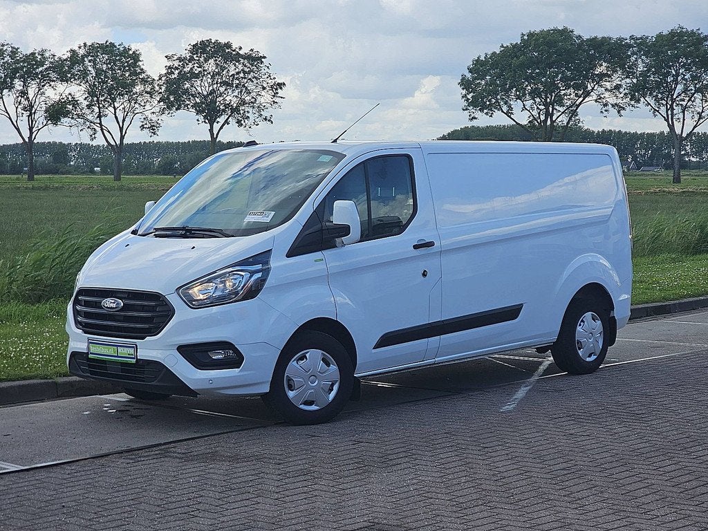 FORD TRANSIT CUSTOM 2.0 l2h1 navi airco, Gebruikt, Euro 6, Wit, Bedrijf