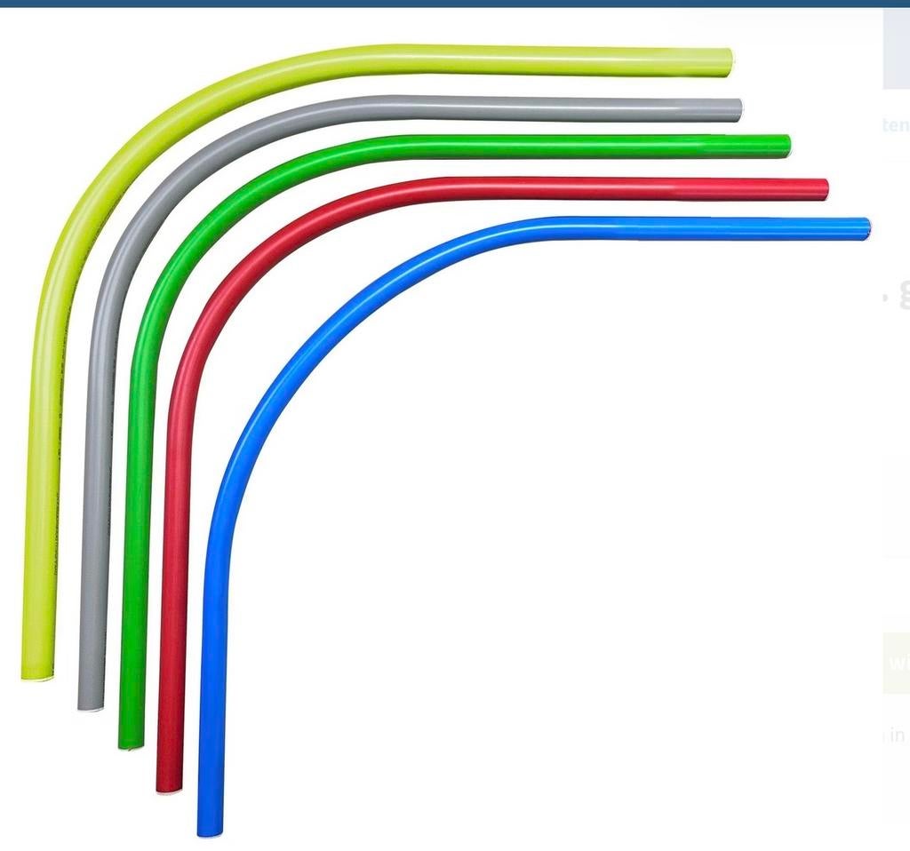Gekleurde PVC Bochten voor invoer / doorvoer meterkast, Ophalen, Bochten, Pvc, Nieuw