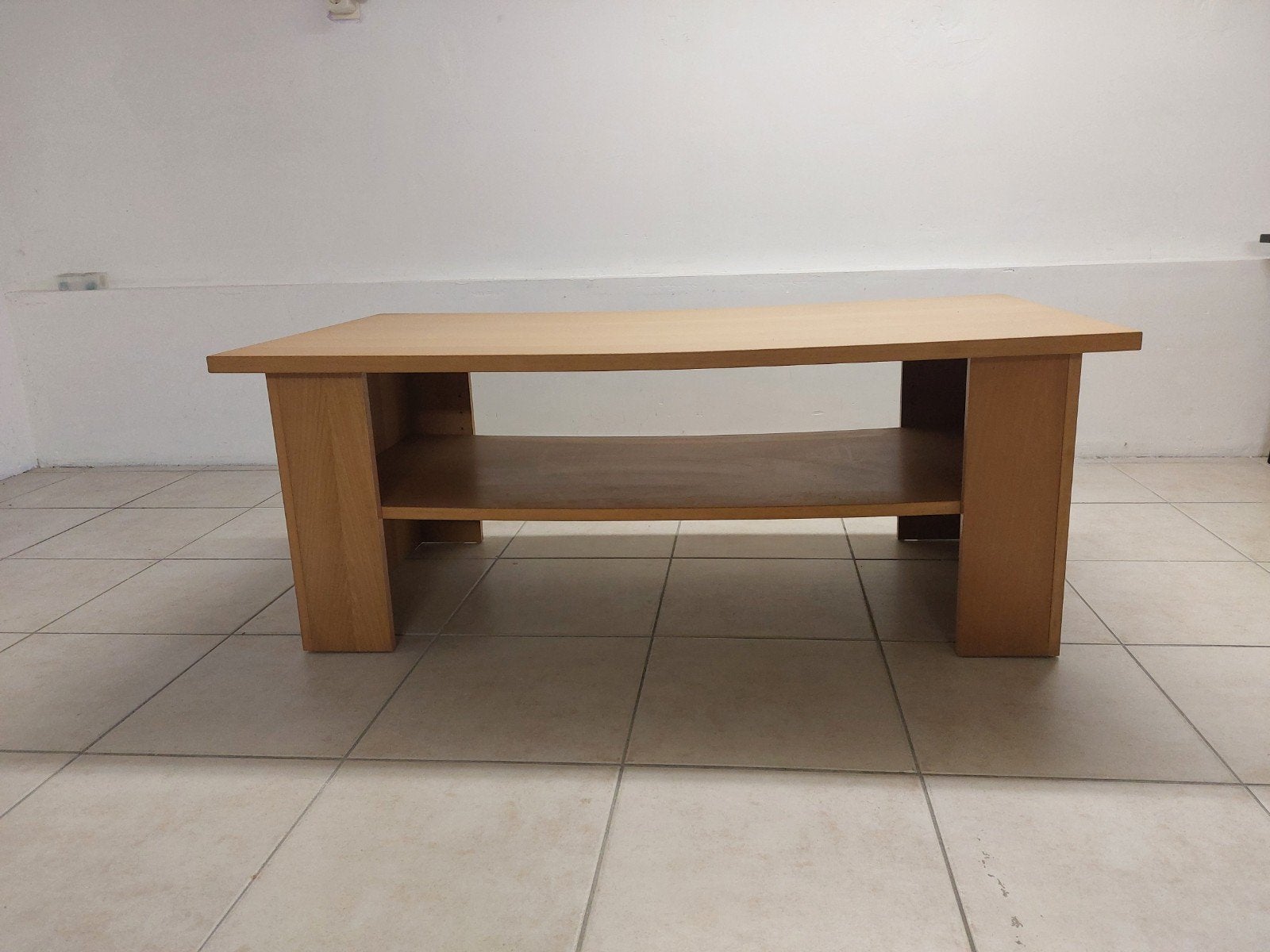 salontafel beukenkleur, Ophalen, Gebruikt, 100 tot 150 cm, 50 tot 100 cm