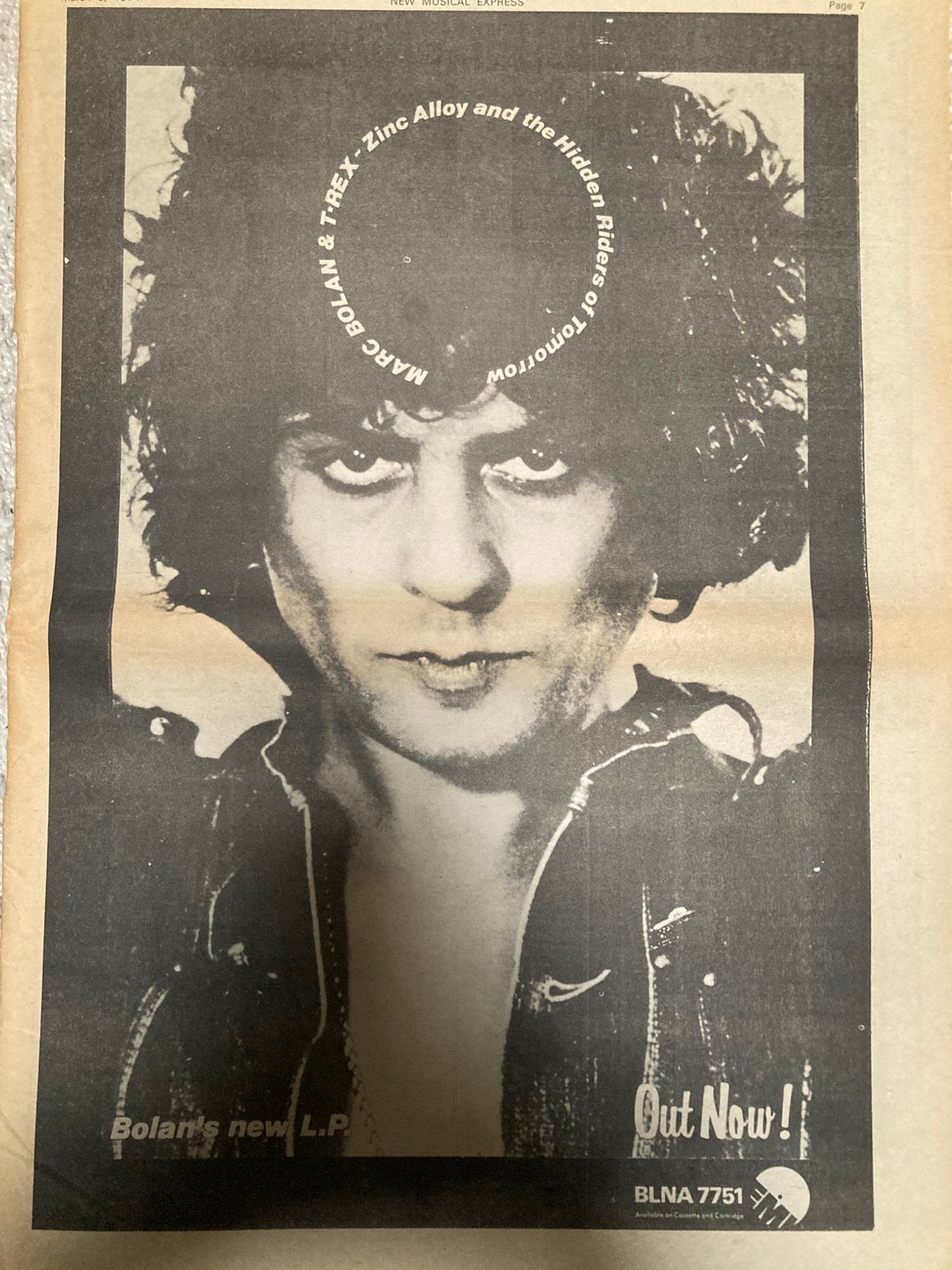 T.REX A3 advertentie Zinc Alloy, Ophalen of Verzenden, Gebruikt, A1 t/m A3