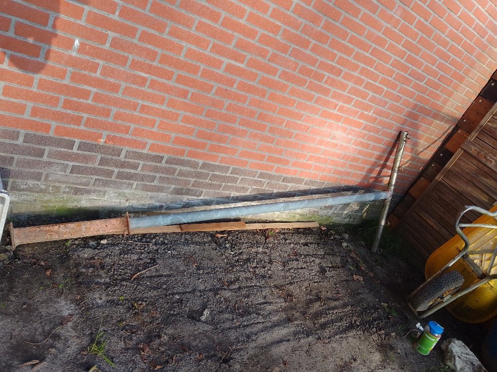 Gratis grote metalen paal, Ophalen, Gebruikt, 250 cm of meer, Palen