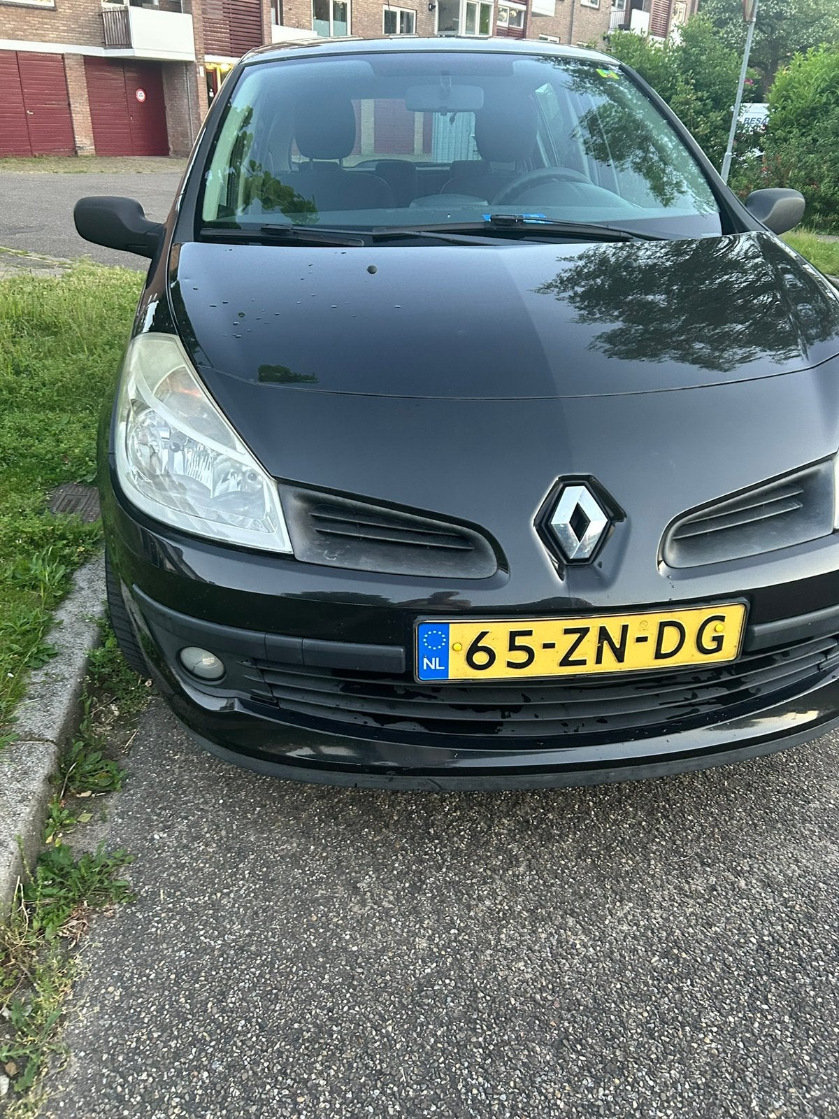 Renault Clio 1.2 16V 55KW 5-DRS E4 2008 Zwart, Voorwielaandrijving, 535 kg, 74 pk, 4 cilinders