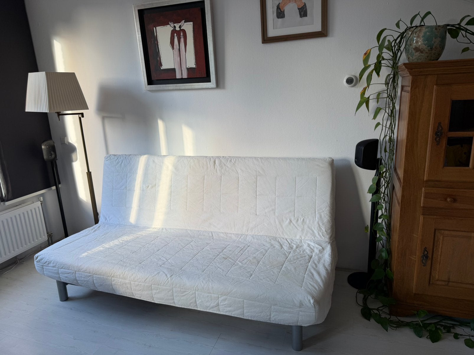 Tweepersoons slaapbank, Huis en Inrichting, Slaapkamer | Slaapbanken, Ophalen, Gebruikt, Tweepersoons, 140 cm