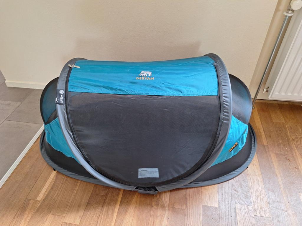 Deryan Baby Luxe Reisbedje Ocean - UV-bescherming, Ophalen, Zo goed als nieuw, Reisbedje