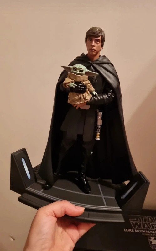 Nieuwe Luke Skywalker & Grogu Figuur - Star Wars Collectible, Ophalen of Verzenden, Nieuw