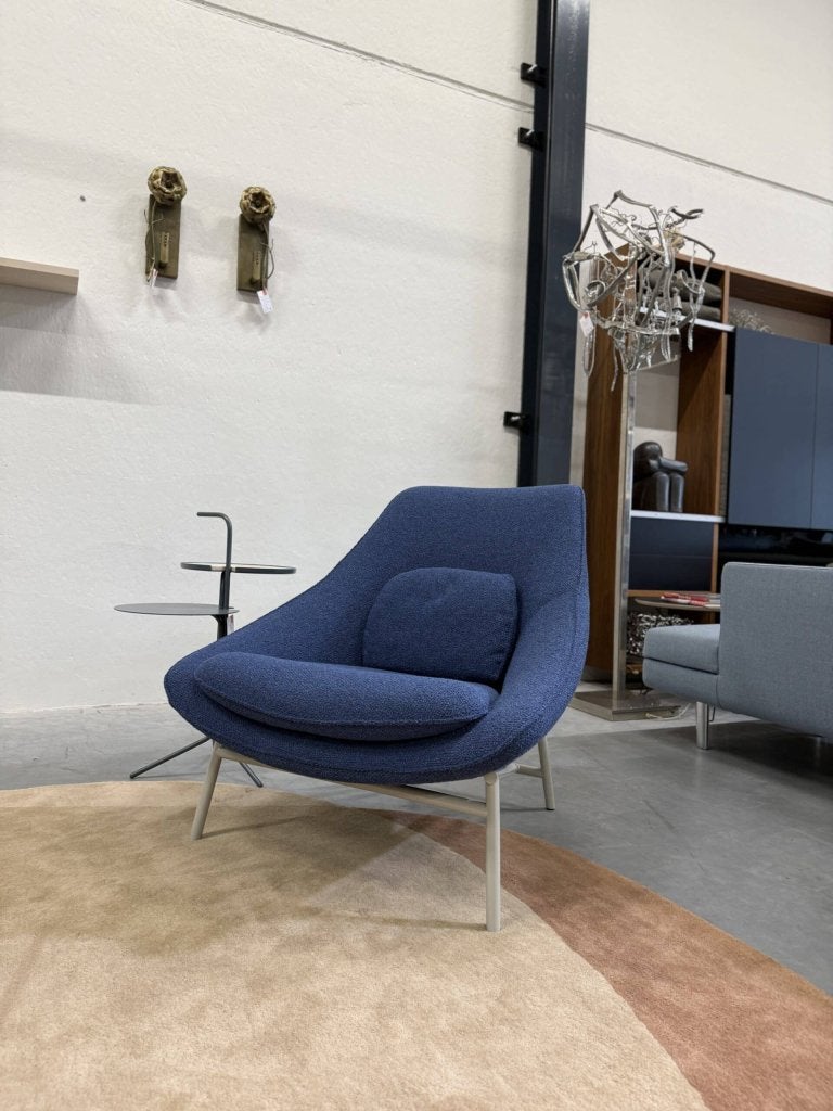 Nieuw Pode Tresto Fauteuil Blauw Monza stof Design stoel